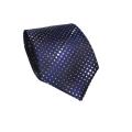 Blue Color Polyester Dot Pattern Design Ascot Neck Tie For Men. 