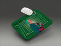 One Piece Roronoa Zoro Wanted Poster Gaming Printed Mouse Pad. 