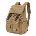 Canvas Backpack Casual Outdoor Travel Rucksack Large Capacity School Bags Vintage Drawstring Bags for Unisex. 