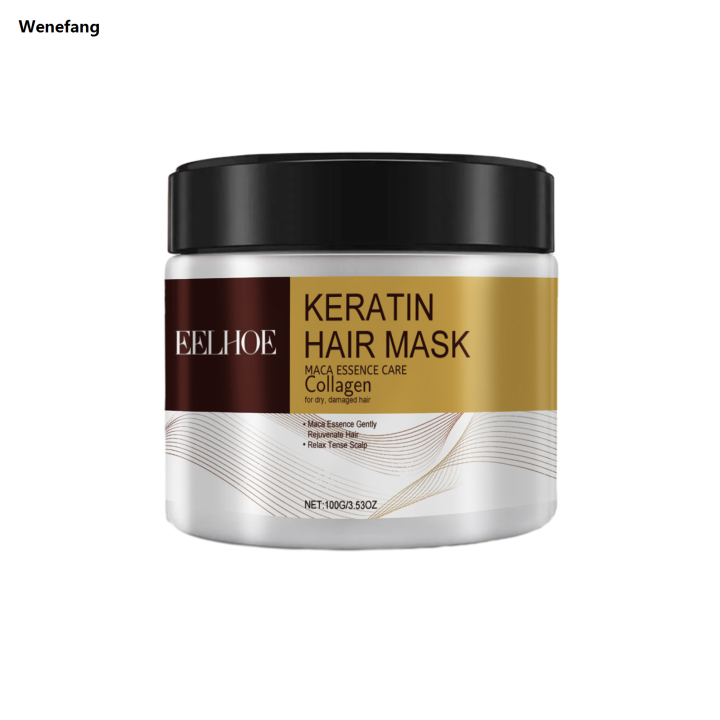 Wenefang%20Keratin%20Hair%20Mask%20Repair%20Frizzy%20Nourishing%20Magical%20Treatment%20Split%20New%20style%20Ends%20Treatment%20Hair%20Straighten%20Cream%20Smoothing%20Hair%20Mask%20100g%20-%20Image%202