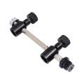 Outdoor Dual Gas Cylinder Connector Inflator Head G1/2, Long-Lasting and Reliable. 