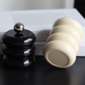Qtip Holder Dispenser Resin Cotton Swab Dispenser Desktop Jars Bathroom Nordic Style Bathroom Canister Storage Easy Install A. 
