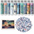 150PCS/Set Creative Oil Painting Jigsaw Puzzles Mini Gifts Puzzle Game Test Tube Family Educational Toys Adult Children. 