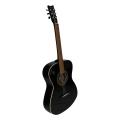 Givson Glossy Black 150 Acoustic Guitar-40" | Black Maplewood Acoustic Guitar | Black Acoustic Guitar For Beginners. 