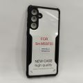 Samsung F55 5G /Samsung M55 5G Cover (Same Size) Clear  Transparent Soft Rubber Bumper  Cover Or Case. 