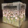 DIY Tulip Light Led Decorative Night Magic Cube Table Lamp Mirror 2 in 1 for Birthday Gifts and Christmas Present. 
