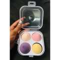 4pcs Makeup Blender /Cosmetic Puff Makeup /Sponge with Storage Box Foundation Powder Sponge. 
