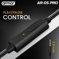Armor AR-05 Pro Wired Earphones with Powerful Bass, HD Calling, 3.5mm Jack, 120cm Cable, Noise Reduction, Stereo Sound. 