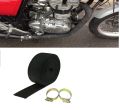 Royal Enfield Silencer Wrap Rope White. 