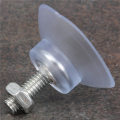 10 Pcs Rubber Strong Suction Cup for Glass Table Tops with M6 Screw. 