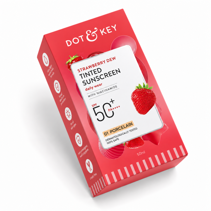 Dot&Key%20Strawberry%20Dew%20Tinted%20Sunscreen%20SPF%2050+%20PA++++%20Daily%20Wear%20With%20Niacinamide%20-%2001%20Porcelain%20-%2050ml%20-%20Image%203