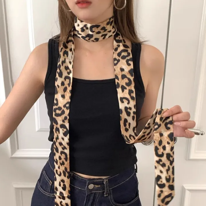 Retro%20Leopard%20Print%20Small%20Scarf%20Women's%20Fashion%20All-match%20Belt%20Scarf%20Accessories%20DENGYOUZHOU%20-%20Image%203