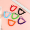 1Pc Coil Springs Keychain Stretchy Spiral Spring Coil Retractable Springs Keychain With Metal Clasp Key Chain Holder Lanyard AITENG. 