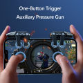 2pcs Physical Buttons Latency-Free Control for PUBG Game Mobile Joystick Trigger Game Controller for Ios Android Mobiles Phones. 