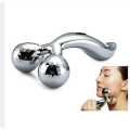 3D Face Roller Ball Massager V Line Firming Tool for Men Women Skin Tightening Shaping Massager (Silver). 