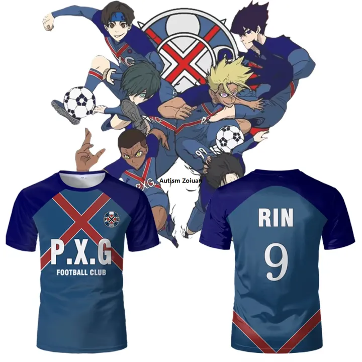 Mento%20P.X.G%20Blue%20Lock%20Japanese%20Anime%20Jersey%20Football%20Uniform%20No.9%20Rin%20Shidou%20Cosplay%20T%20Shirts%20Men's%20And%20Women's%20Casual%20Sports%20Tops%20-%20Image%203