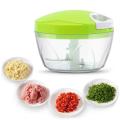 Crank Chop Food Chopper And Processor Deluxe With Japanese Blades - Chop Dice Puree Vegetables Onions Tomatoes Garlic Meats And Nuts In Just Seconds For Delicious Meals. 