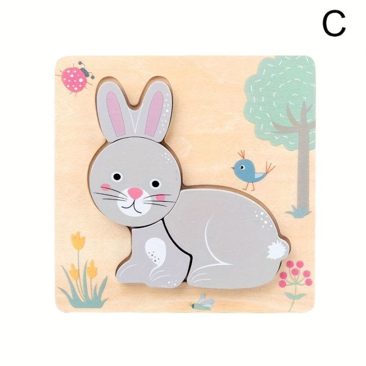 Bizzy%203D%20Wooden%20Cartoon%20Animals%20Cognitive%20Puzzles%20For%20Kids%20Children's%20Wooden%20Puzzles%20Toys%20Colors%20Shapes%20Baby%20Educational%20Toys%20Game%20-%20Image%207