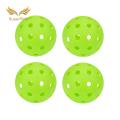 SuperRide High-density Pe Pickleball High Bounce Pickleball Balls for Indoor/outdoor Training Set of 4 Tournament Quality Favorite 40-hole. 