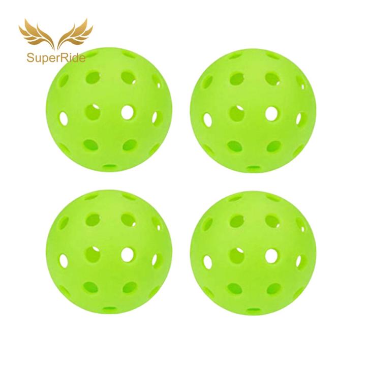 SuperRide%20High-density%20Pe%20Pickleball%20High%20Bounce%20Pickleball%20Balls%20for%20Indoor/outdoor%20Training%20Set%20of%204%20Tournament%20Quality%20Favorite%2040-hole%20-%20Image%202