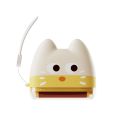 Convenient Cartoon Kitty 2 in Lint Roller Reusable Strong Adhesive Washable Pet Hair Remover Dust-proof Mini Dust Removal Brush Furniture Cleaning. 