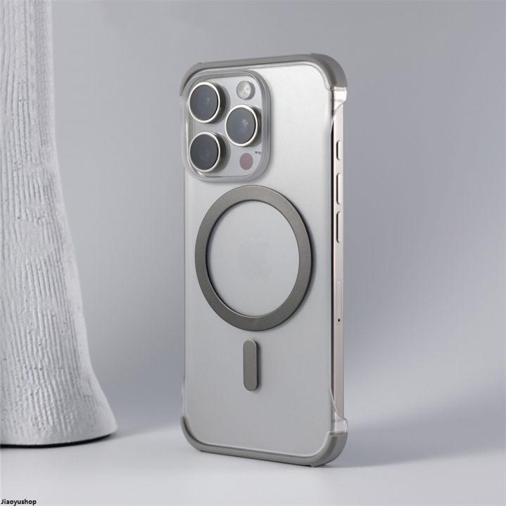 MengsanLuxury%20fe%20Wireless%20Charging%20in%20Magsa%2016%2015%20Magnetic%20Case%20for%20Ultra-Slim%20Frameless%20Matte%20iPhone%2014%2013%2012%20Pro%20Max%20Slim%20Bezel-less%20Case%20-%20Image%202