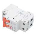 White HPL Techno 32A DP MCB. 