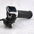 Bike Twist Throttle for Electric Bike Throttle 36V Gas Handle Throttle LCD Display Lock Key. 