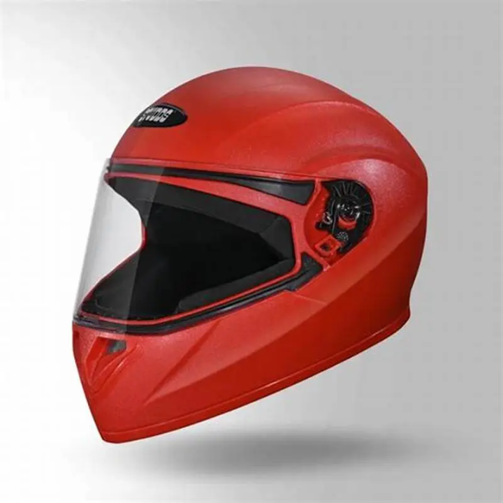 Studds Crest Red Full Face Motorcycle Helmet