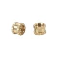 M3 x 3mm Female Thread Brass Knurled Threaded Insert Embedment Nuts 300PCS. 