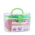 Multi-colorline, Needle Wearer, Tape, Ear Spoon etc Treasure Box, Daily Necessities Sewing Box, Random Color Delivery. 