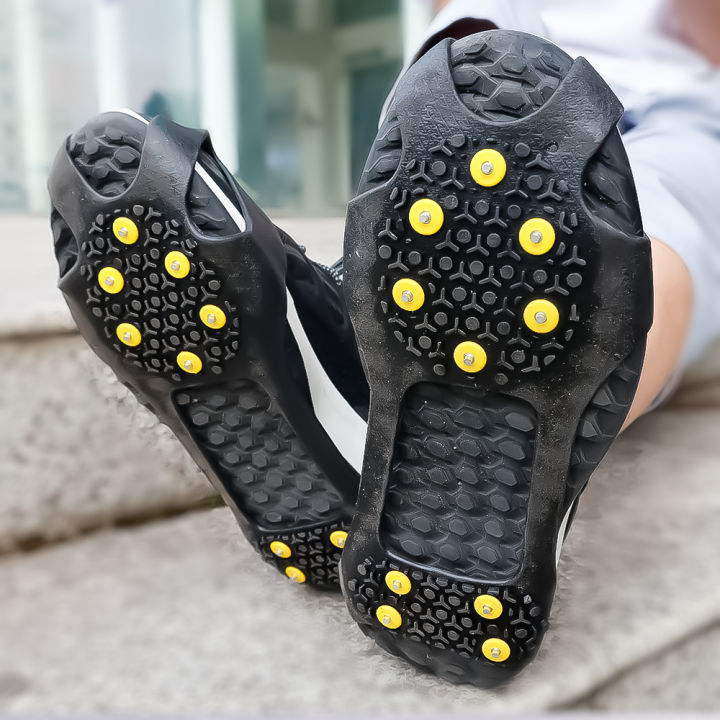 10%20Steel%20Anti%20Slip%20Studs%20Ice%20Cleats%20Snow%20Silicone%20Shoe%20Spikes%20Crampons%20for%20Hiking%20Shoes%20-%20Image%204