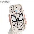 Hontinga for Realme C21Y C25Y Back Cover Spider-Man Pattern Ladder Soft Camera Protection Rubber Phone Case. 