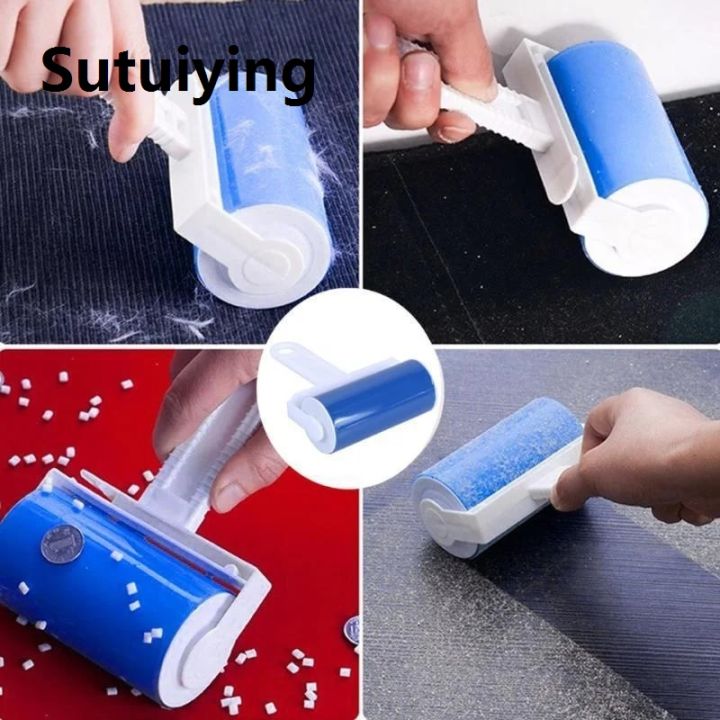 Sutuiying%20transparent%20bag%20Reusable%20Washable%20Roller%20Dust%20Cleaner%20Lint%20Sticking%20Roller%20for%20Clothes%20Pet%20Hair%20Cleaning%20Household%20Dust%20Wiper%20Tools%20-%20Image%202