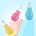Nasal Aspirator Vacuum Sucker Silicone Baby Nose Mucus Snot Cleaner Pump. 