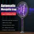 3 in1 Electric Bat Rotary Pest Control Stick Indoor and Outdoor Hand-held Mosquito Swatter with Telescopic Rod. 