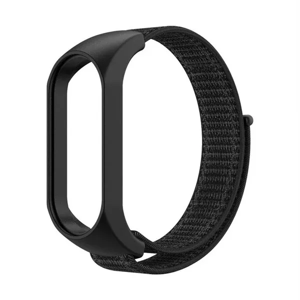 Replacement%20For%20Xiaomi%20Mi%20Band%203/4/5/6/7%20Black%20Silicone%20Nylon%20Sports%20Watch%20Wrist%20Strap%20Band%20-%20Image%204