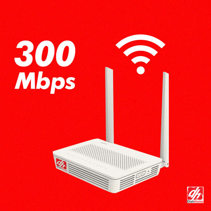 DishHome Internet 300 Mbps for 12 Months ( New Installation)