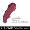 Lakme Cushion Matte Lipstick Mauve  (CM3) 4.5g| BUY ONE GET ONE FREE. 