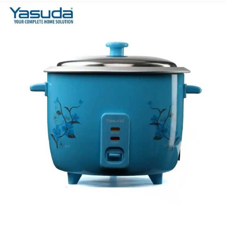 Yasuda 1LTRS Drum Rice Cooker(Plain Dark Blue Colour) | New Model 2024 | German Technology