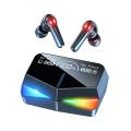 M28 TWS Bluetooth 5.1 Headset Type-C Wireless Gaming Headphones Game Music Dual Mode Earbuds With Colorful Breathing Light. 