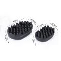 Hair Portable Curling Spray Twist Styling Brush Curl Silicone Brush Edge Creative Gift Sales promotion Silicone Edge Groove Design Soft Air Buffered Silicone 2 in 1 Brush for Knitting. 