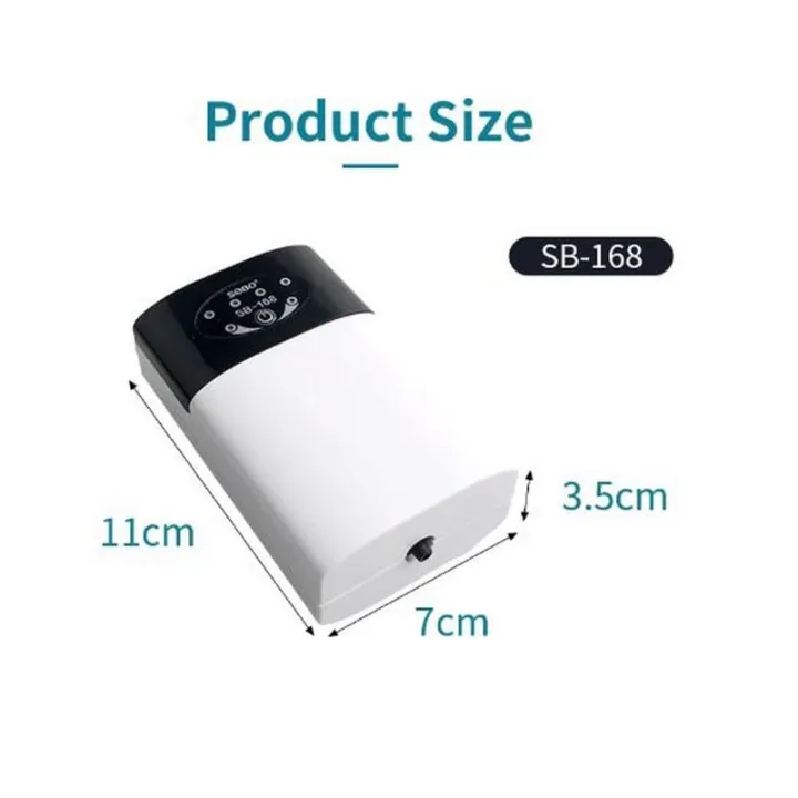 SOBO%20Mini%20AC/DC%20SB-168%20Air%20Pump%20By%20Juwel%20Aquarium%20-%20Image%202