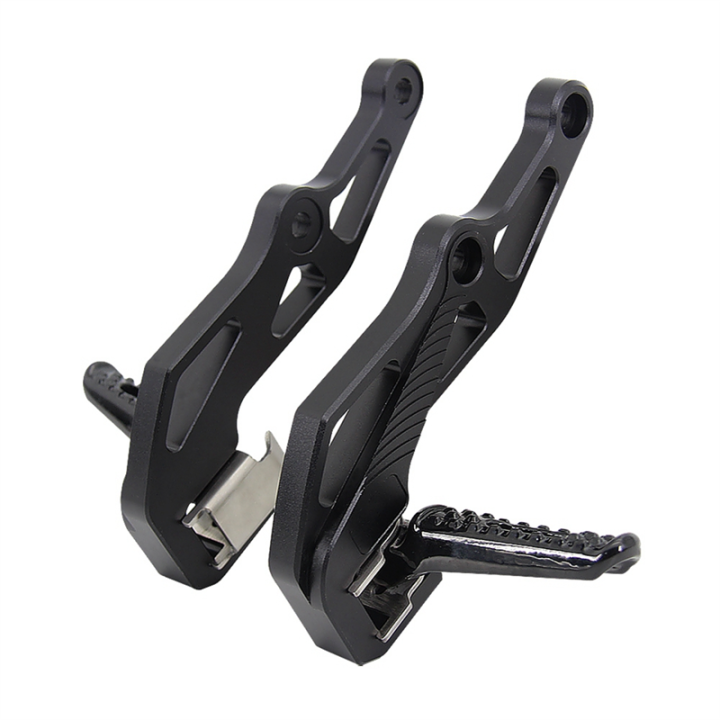 Motorcycle Foot Pegs Pedals Footrest Kit Replacement Parts for NC700D NC750D NC 700D 750D NC700 NC750 D (Black)