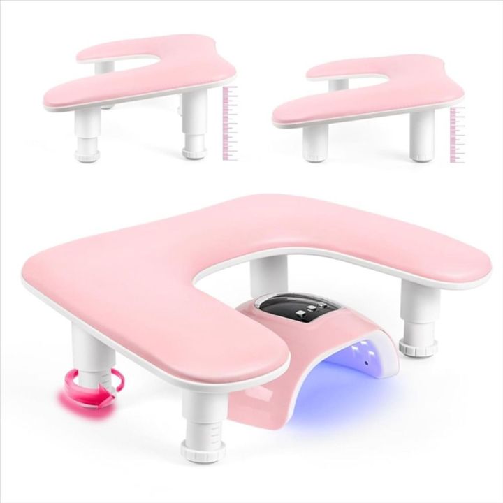 New%20Nail%20Manicure%20Tools%20Manicure%20Arm%20Rest%20U-Shaped%20Adjustable%20Height%20Hand%20Stand%20Rest%20PU%20Leather%20Silicone%20Hand%20Pillow%20Home%20Use%20-%20Image%207