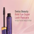 Swiss Beauty Bold Eye Super Lash Waterproof Mascara For Thicker Lashes |Smudge Proof Mascara For Eye Makeup| Black, 7.5Ml. 
