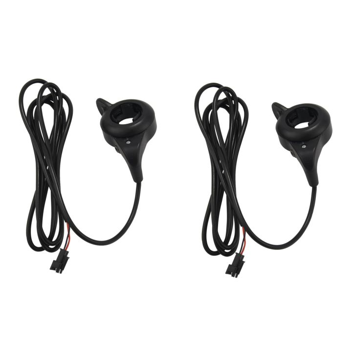 fasdaga 2X EBike Electric Bicycle Thumb Throttle, FT-21X Finger Throttle Accelerator, Speed Control 12-72V Universal