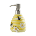 NCANRUI Bee Soap Dispenser Decorative Hand Pump Refillable Soap Dispenser Liquid Container for Shampoo Lotion Dispenser Novelty. 