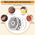 Meat Grinder Replacement Parts Included 2PC Cutter Cutting Blade 2PC Meat Chopper Plates Mincer Part for MG30/60 Grinder. 