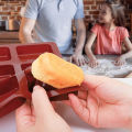 Kitchen accessories 12 Cavities Non-stick Mini Brownie Pan Bread Pan Silicone Mini Loaf baking pan JUE. 